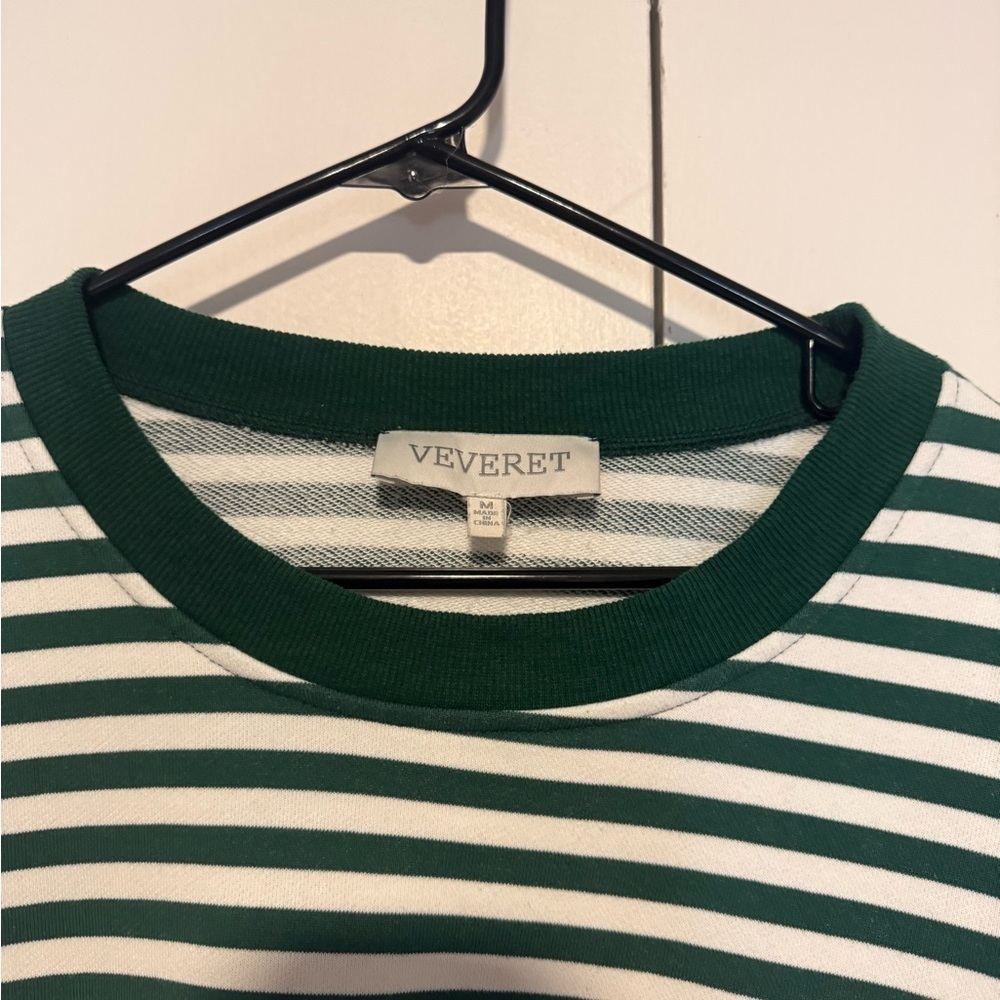 Veveret Striped Shirt Dress size medium - Picture 3 of 7